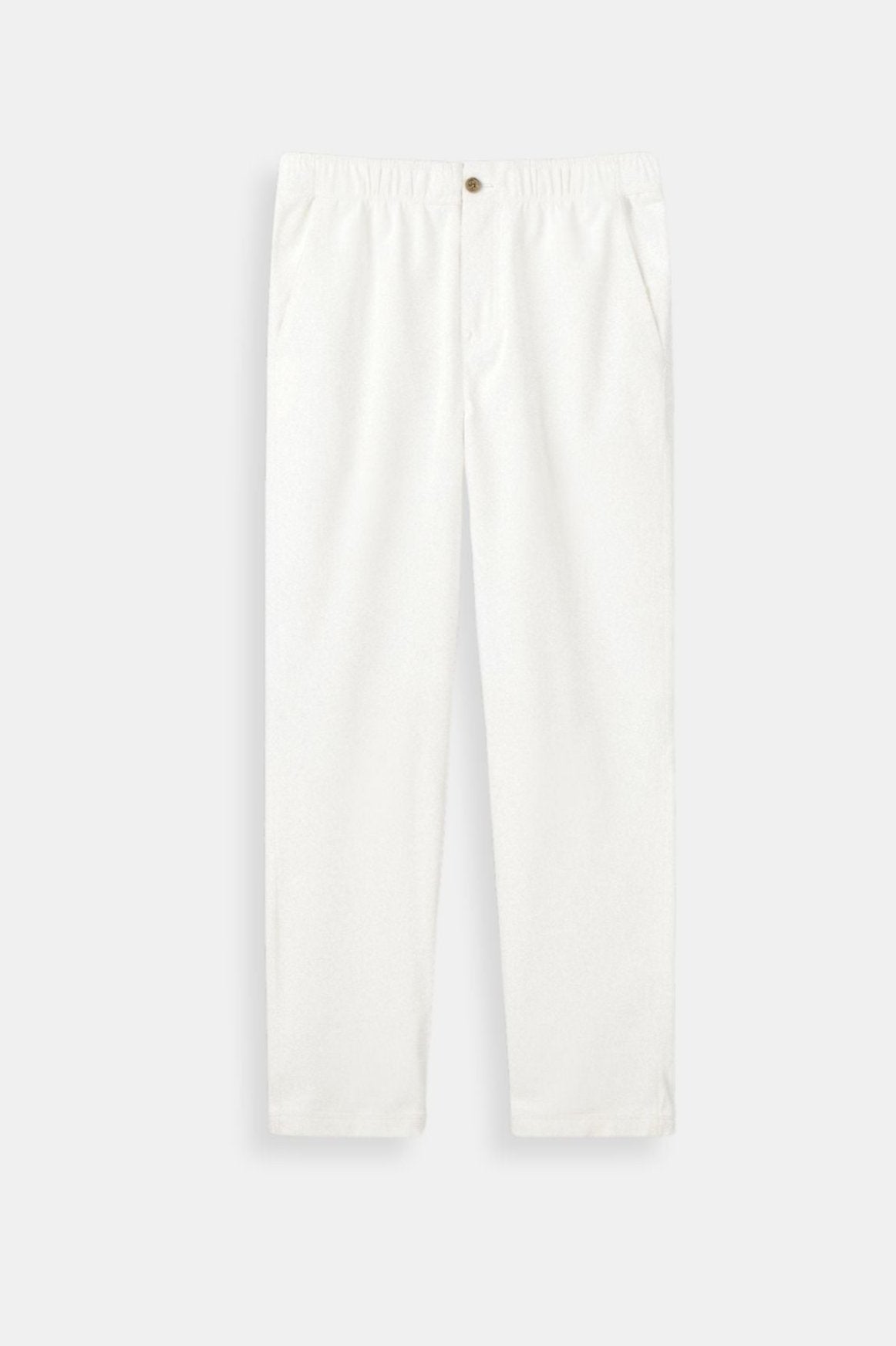 Pantalon ample en lin coupe régulière