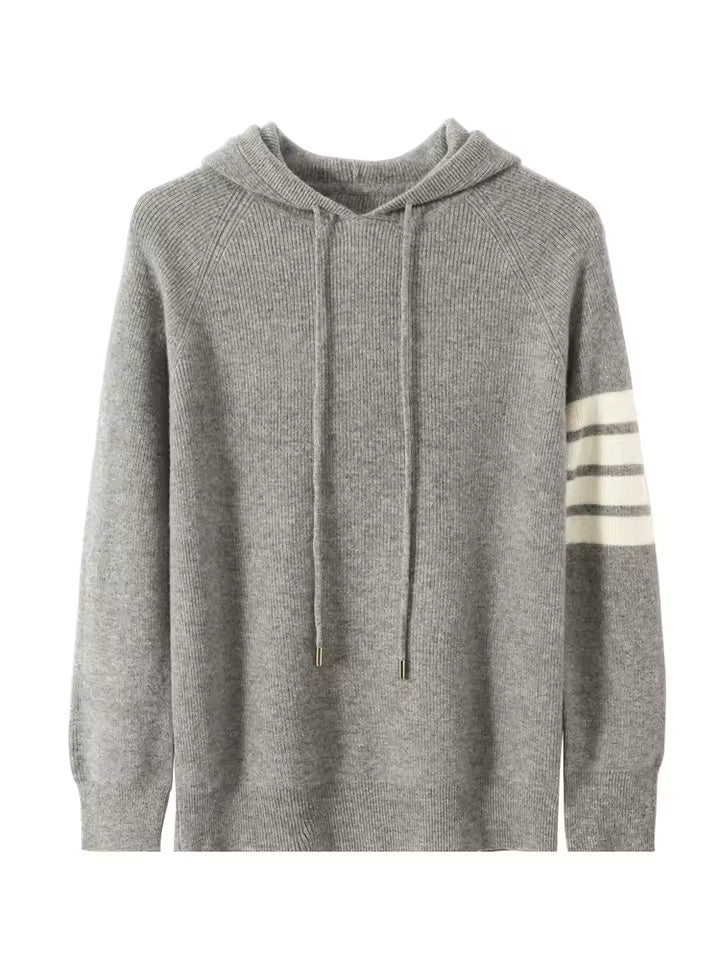 Survêtement 100 % laine mérinos à rayures