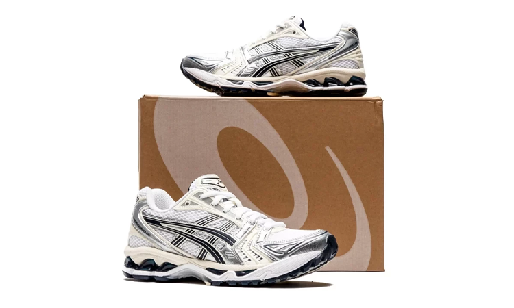 Asics Gel Kayano 14 Blanc Argent