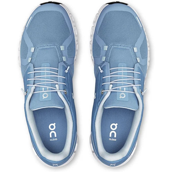 ON Cloud 6 - Chambray/Blanc