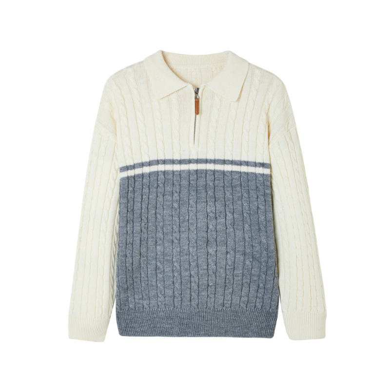 100 % laine de qualité supérieure avec fermeture éclair