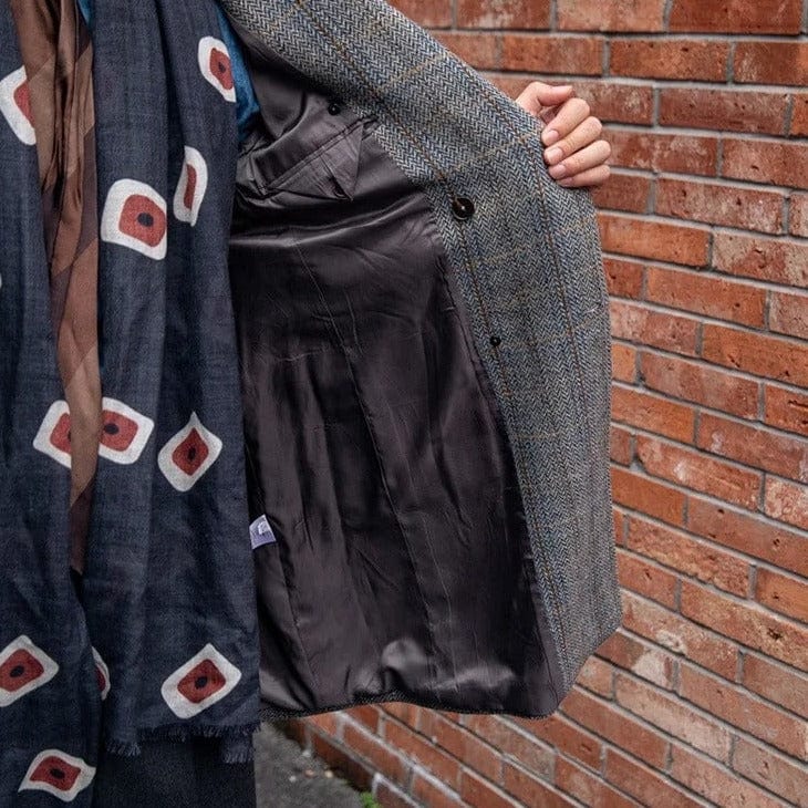 Mont Blanc - manteau à carreaux