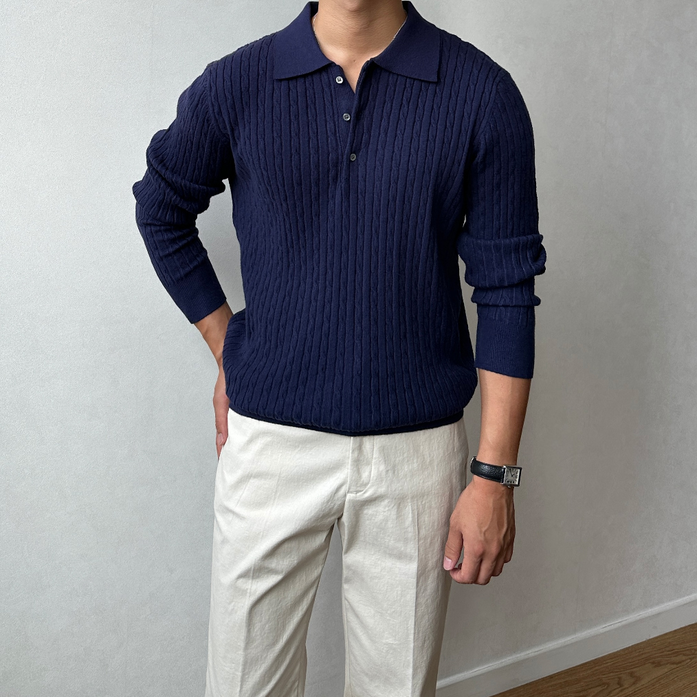 Paris - Pull tricot fait main