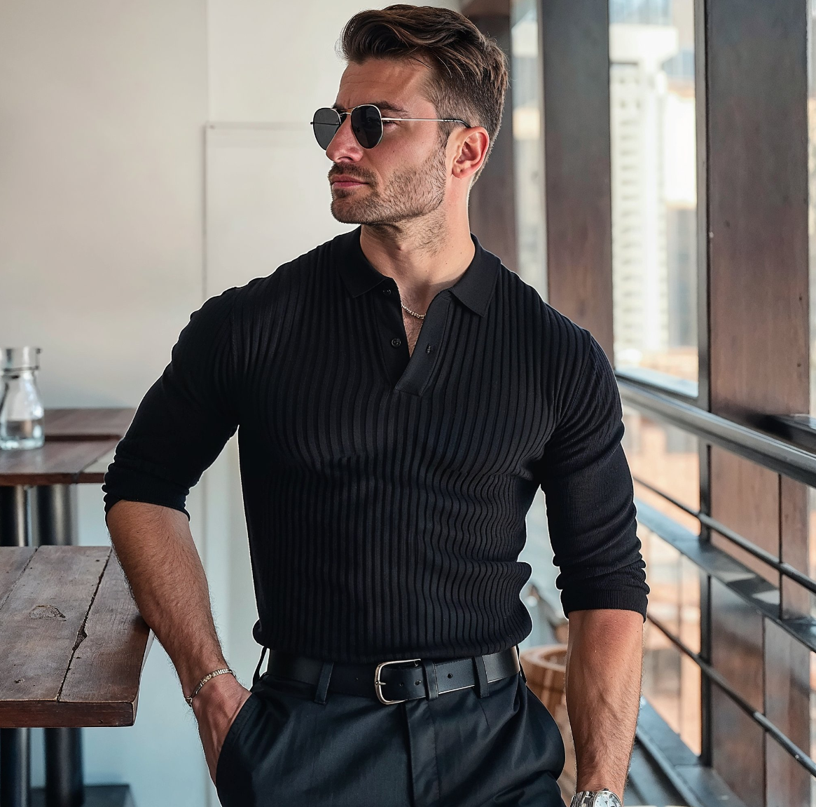 Là Signature - polo rayé