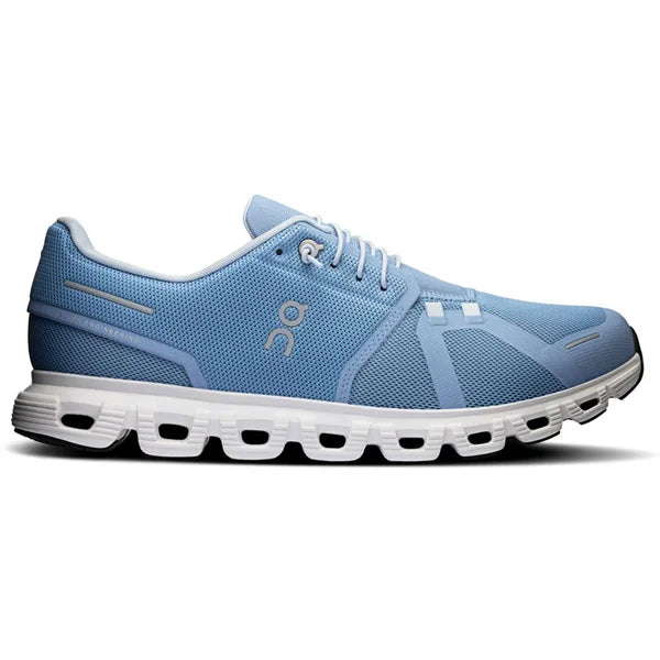 ON Cloud 6 - Chambray/Blanc